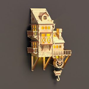 Hanging house wall light